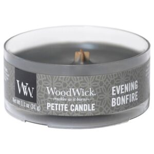 WoodWick® Petite Candle – Evening Bonfire (Laatste stuks verkrijgbaar)