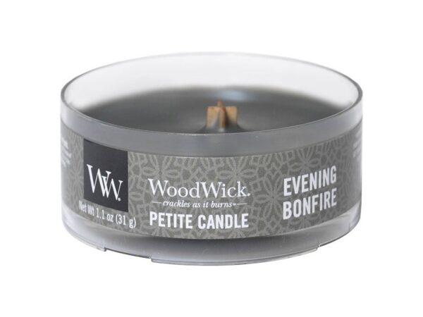 WoodWick® Petite Candle – Evening Bonfire (Laatste stuks verkrijgbaar)