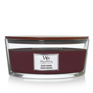 WoodWick® Ellipse Candle – Black Cherry  (VERLAAT ASSORTIMENT)