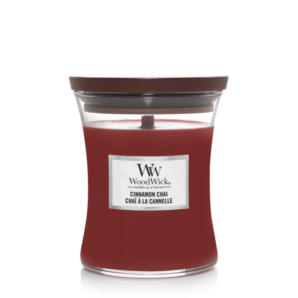 WoodWick® Medium Candle – Cinnamon Chai