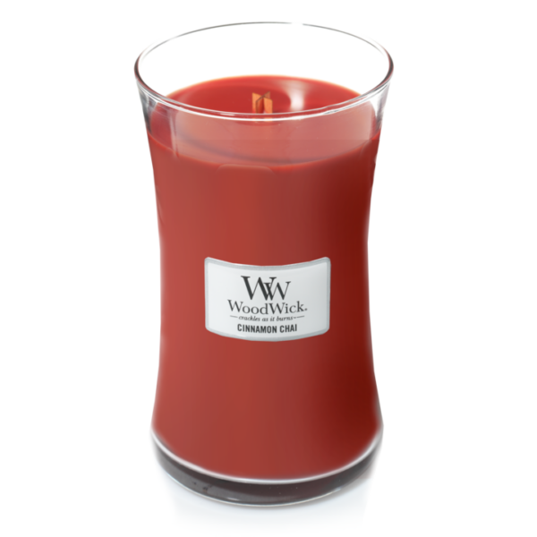 WoodWick® Large Candle – Cinnamon Chai
