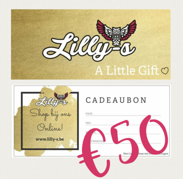 Lilly-s Cadeaubon – 50 euro