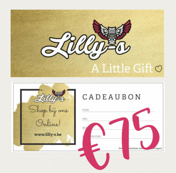 Lilly-s Cadeaubon – 75 euro