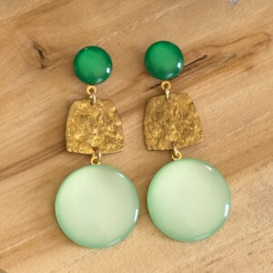 Emerald Green – Handgemaakte Oorbellen