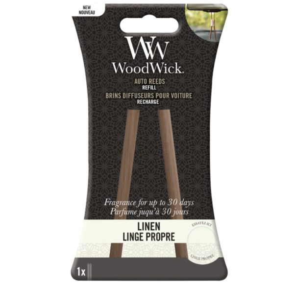Woodwick- Auto Reeds Refill – Linen