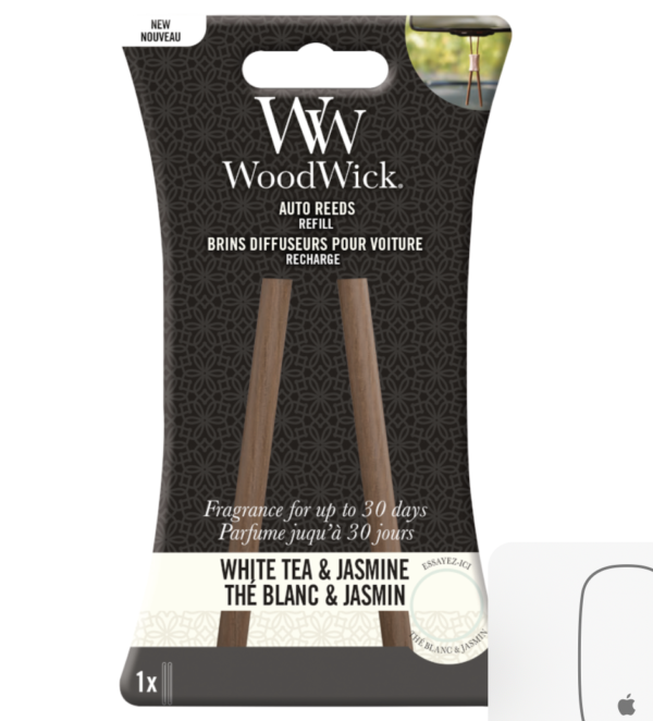 Woodwick- Auto Reeds Refill – White Tea & Jasmine