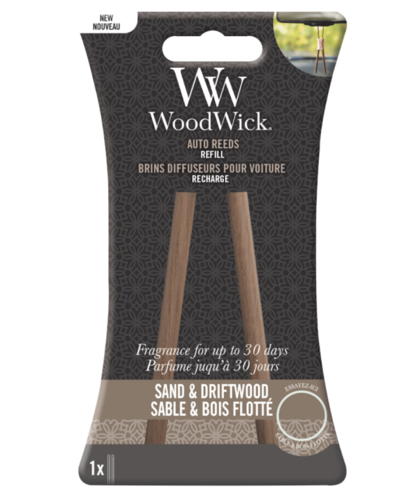 Woodwick- Auto Reeds Refill – Sand & Driftwood