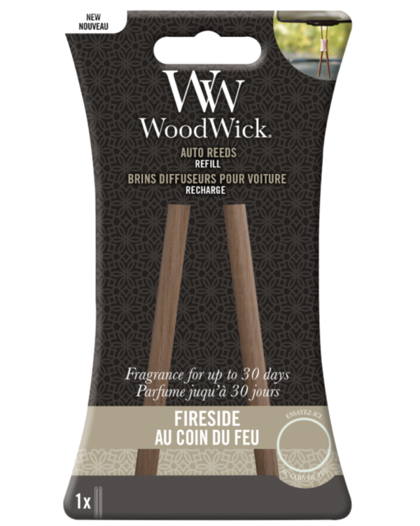 Woodwick- Auto Reeds Refill – Fireside