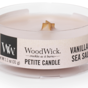 WoodWick® Petite Candle – Vanilla & Sea Salt (Laatste stuks verkrijgbaar)