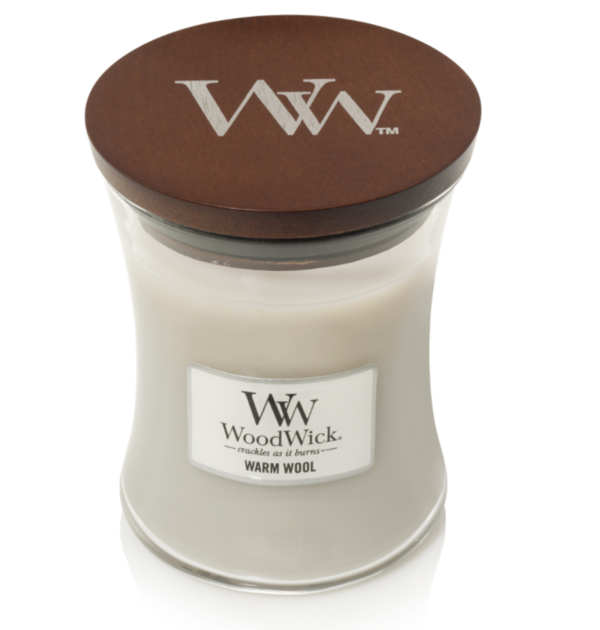 WoodWick® Medium Candle – Warm Wool