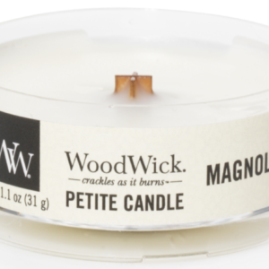 WoodWick® Petite Candle – Magnolia (Laatste stuks verkrijgbaar)
