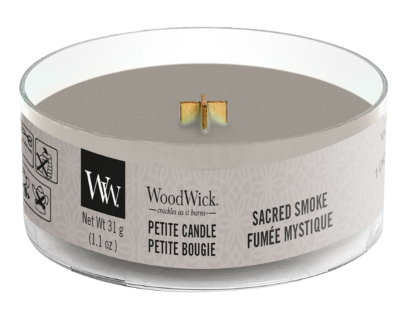 WoodWick® Petite Candle – Sacred Smoke (Laatste stuks verkrijgbaar)