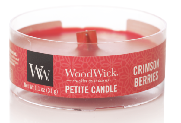 WoodWick® Petite Candle – Crimson Berries (Laatste stuks verkrijgbaar)