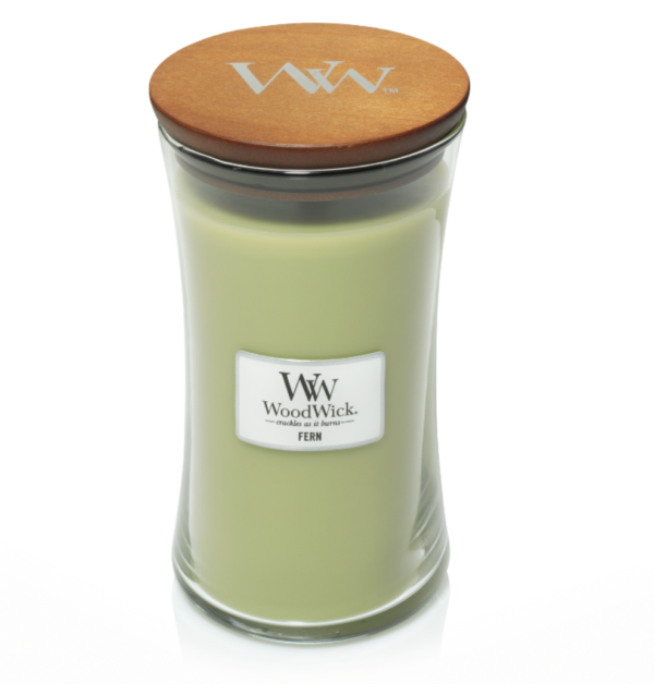 WoodWick® Large Candle – Fern (verlaat assortiment)