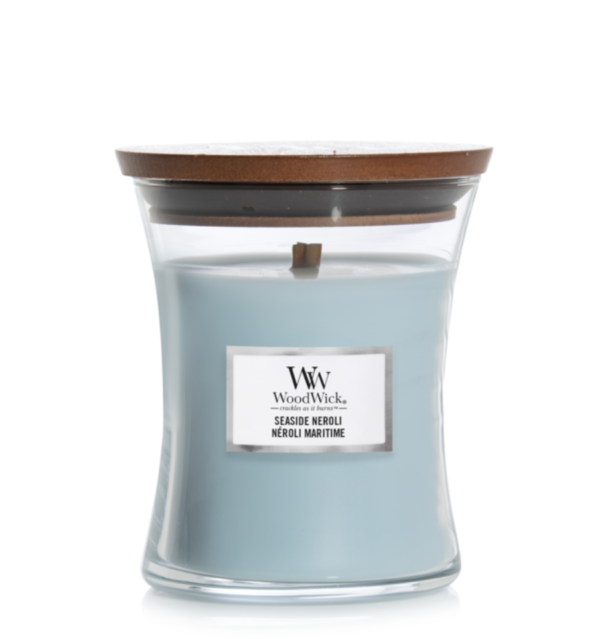 WoodWick® Medium Candle – Seaside Neroli (verlaat assortiment)