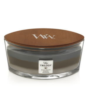 WoodWick® Ellipse Candle – Cosy Cabin Trilogy