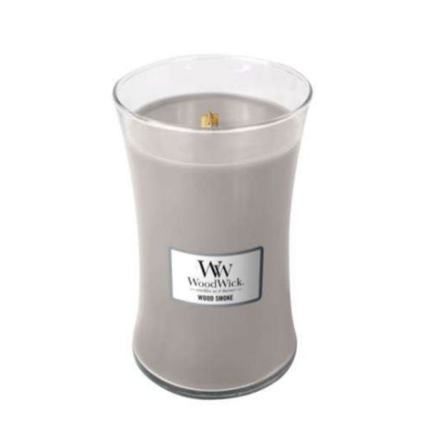 WoodWick® Large Candle – Wood Smoke