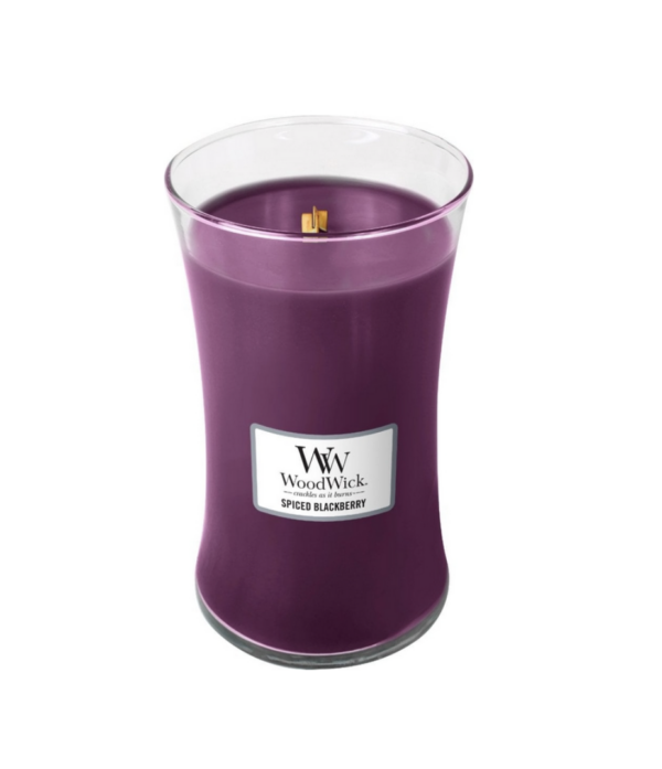 WoodWick® Large Candle – Spiced Blackberry